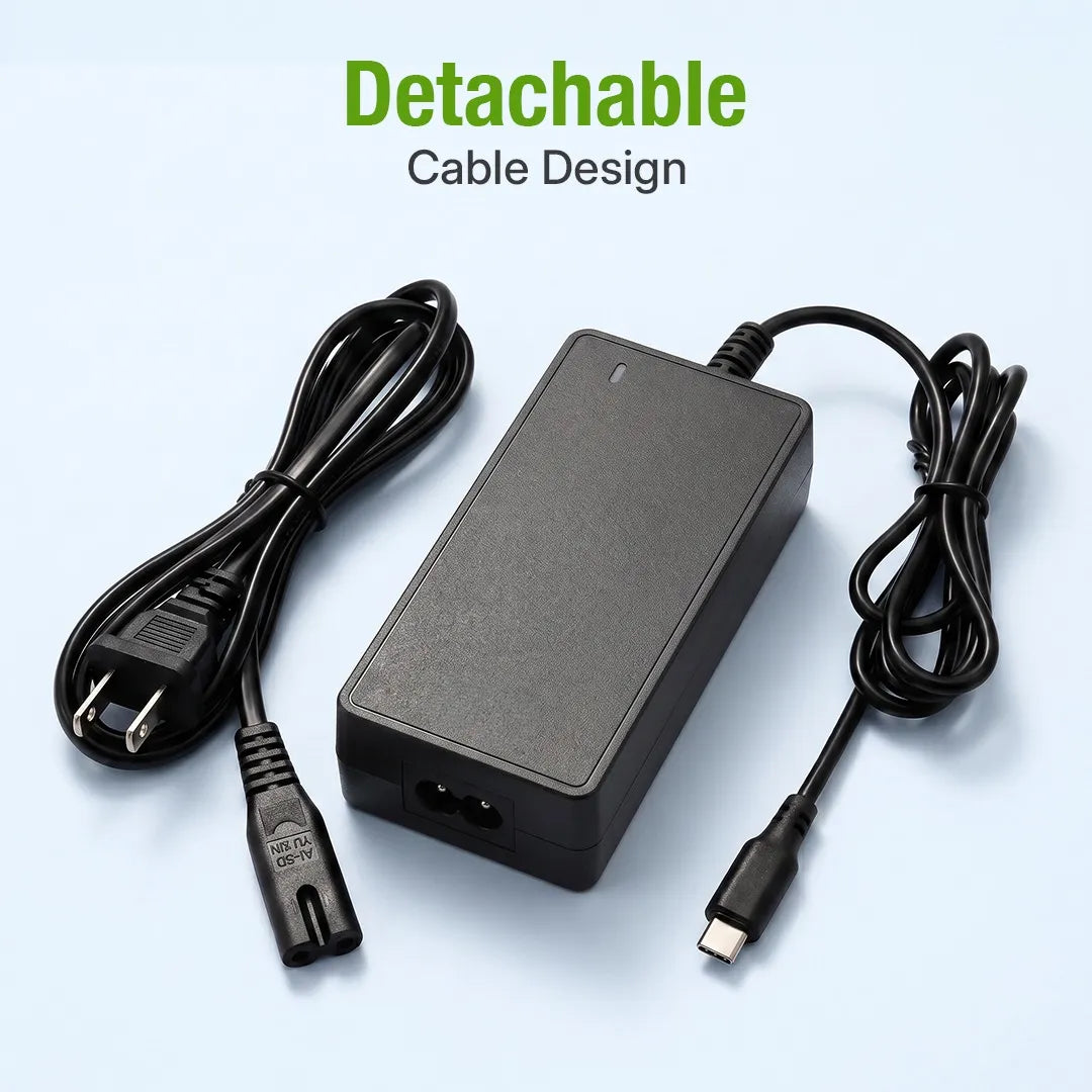 USB-C Home Power Adapter for 1-7L/Min Portable Oxygen Concentrator