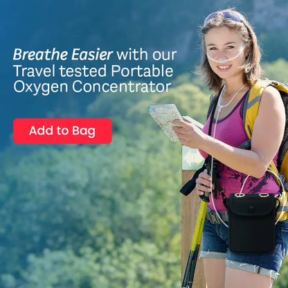1-3L/Min Portable Oxygen Concentrator for Hiking, Trekking & Traveling