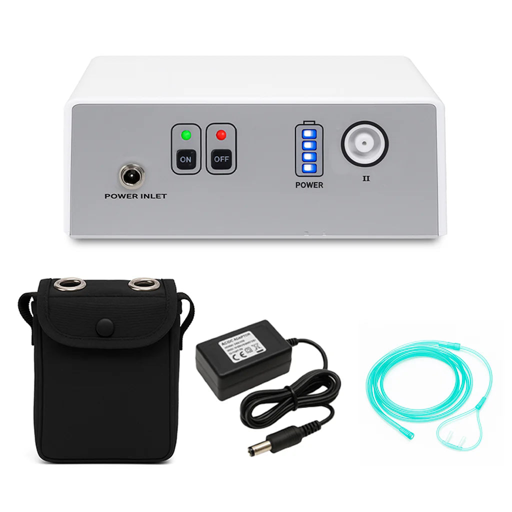 1-3L/Min Portable Outdoor Oxygen Concentrator – 10-12 Hours Continuous Flow!