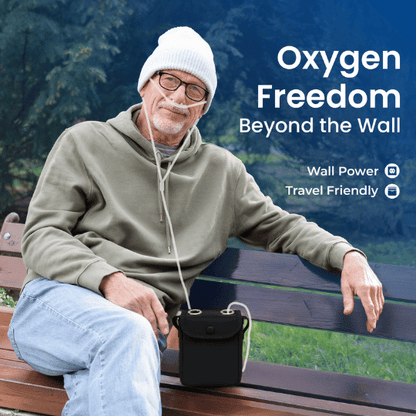 1-3L/Min Portable Outdoor Oxygen Concentrator – 10-12 Hours Continuous Flow!