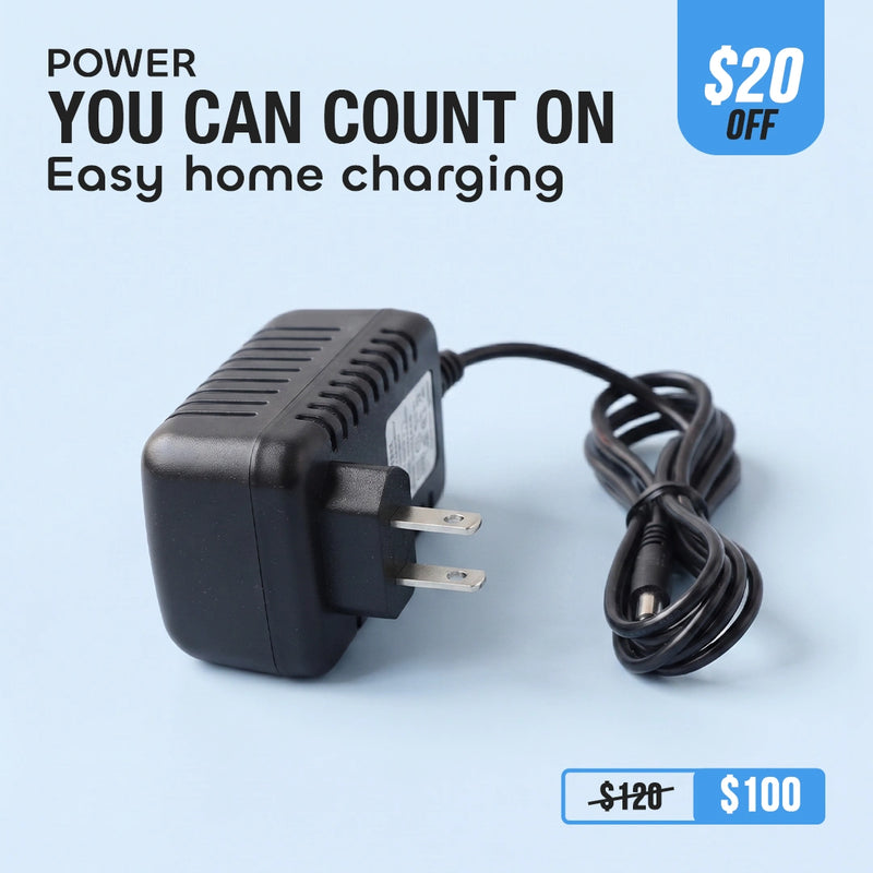 Home Power Adapter for 1-3L/Min Portable Oxygen Concentrator