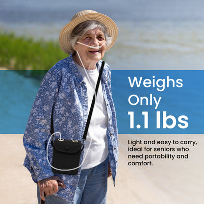 1-3L/Min Portable Outdoor Oxygen Concentrator – 10-12 Hours Continuous Flow!