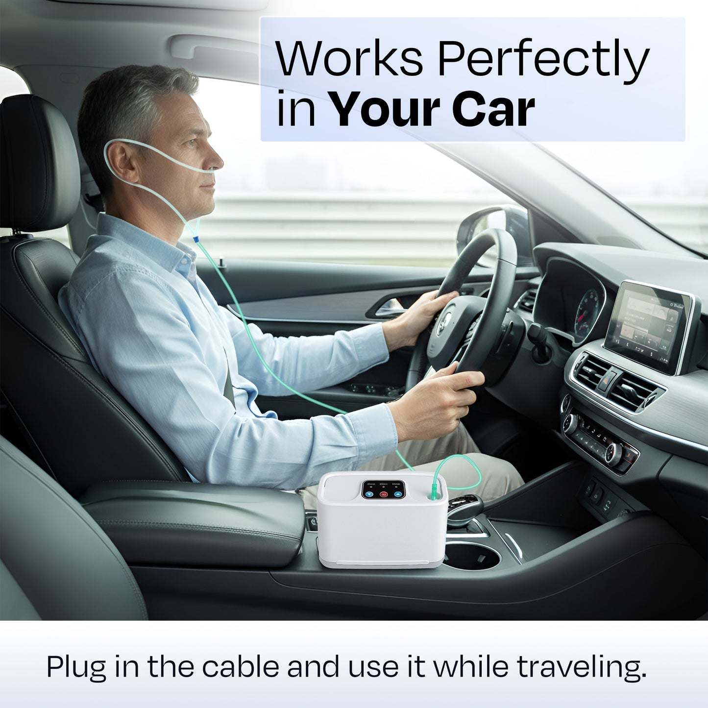 3 L/min Oxygen Concentrator – Lightweight, Quiet, and Travel Ready