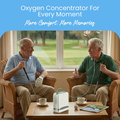 1–7L Portable Oxygen Concentrator | Adjustable Pulse Flow | 90–94% Oxygen Purity