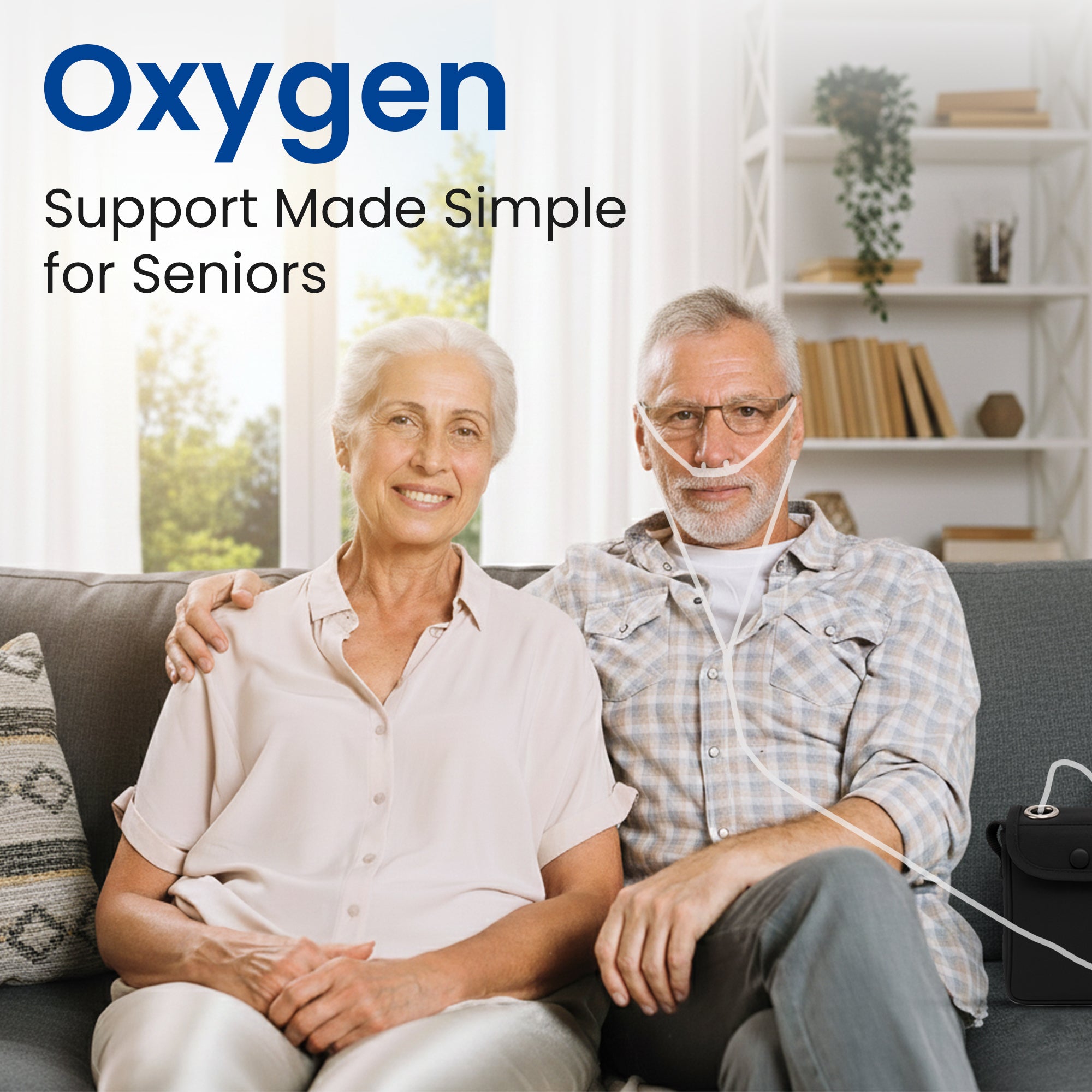 1-3L/Min Portable Outdoor Oxygen Concentrator – 10-12 Hours Continuous Flow!