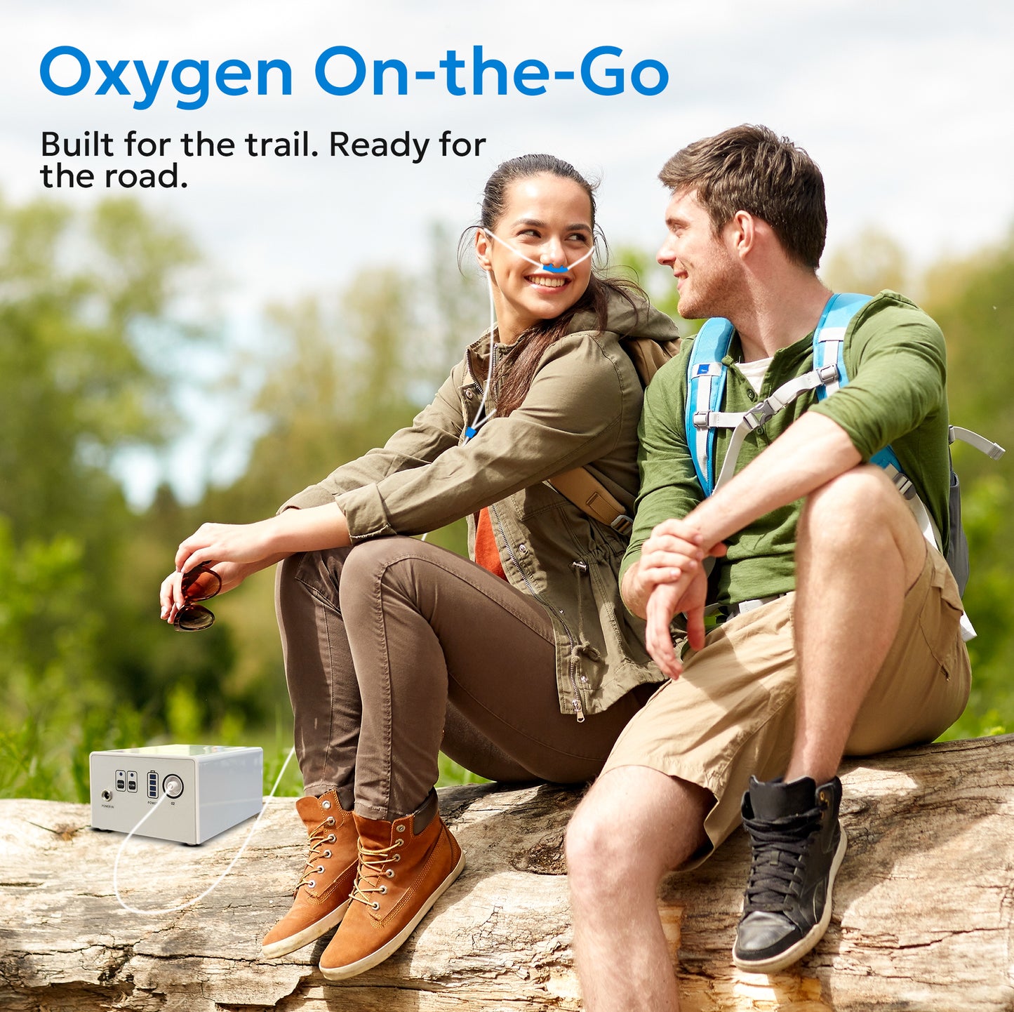 1-3L/Min Portable Oxygen Concentrator for Hiking, Trekking & Traveling