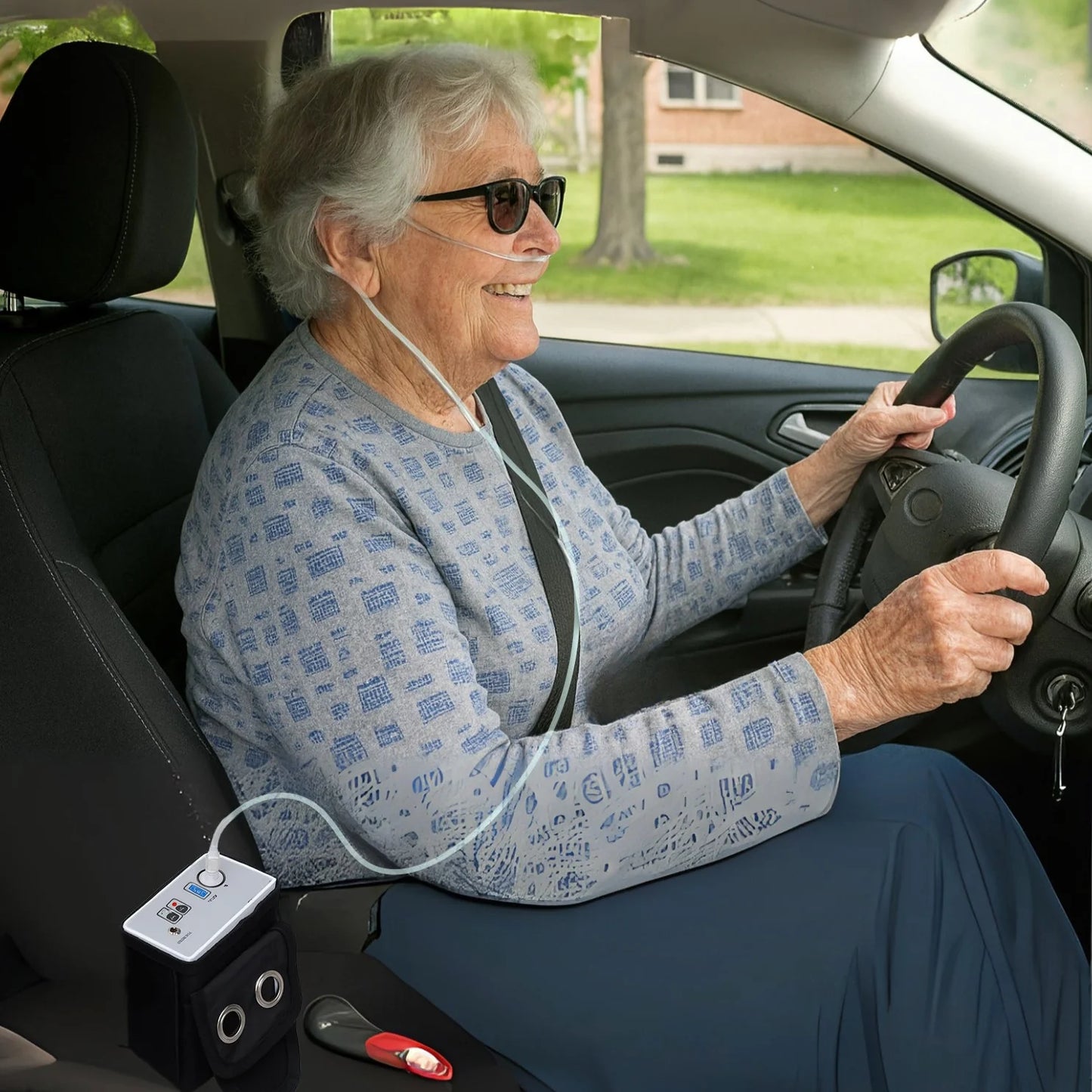 1-3L/Min Portable Travel Oxygen Concentrator – Adjustable Flow & Tank-Free!