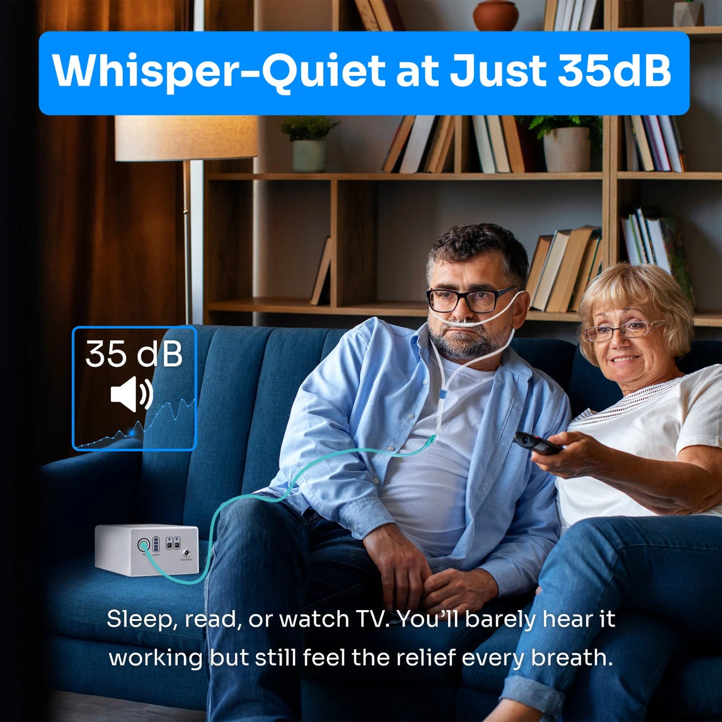 1-3L/Min Portable Travel Oxygen Concentrator – Adjustable Flow & Tank-Free!