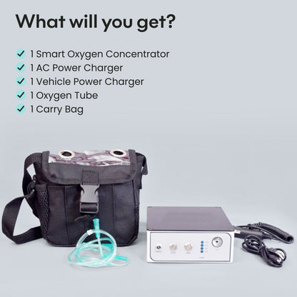 1-3L/min Smart Oxygen Concentrator – Compact & Tank-Free!