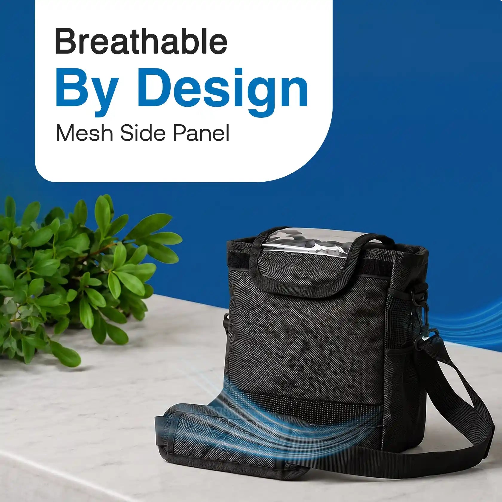 Protective Carrying Bag for 1-7L/Min Portable Oxygen Concentrator